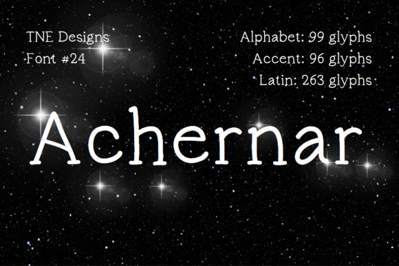 Achernar: A Quirky Handwritten Font for Real Embroidery Projects
