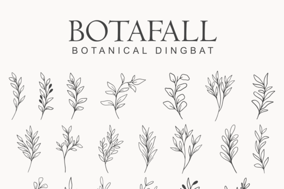 Botafall Fonts for Etsy and Creative Projects
