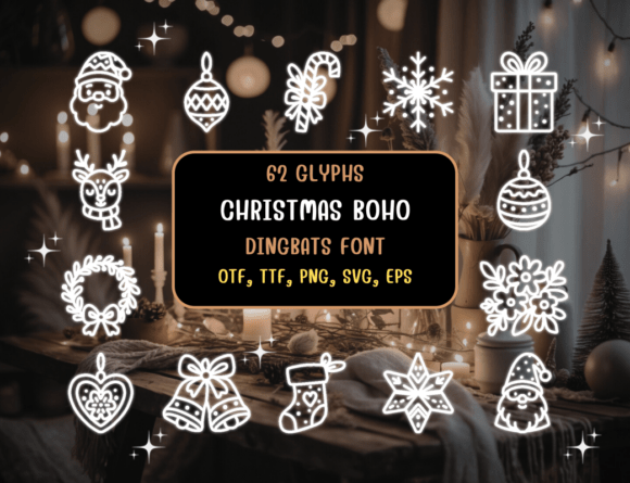 Christmas Boho Fonts: A Dingbats Review for Real Publishing