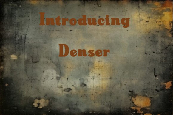 Denser: A Designer's Take on This Embroidery Font