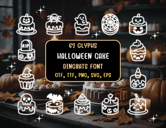 Halloweencake Regular: Playful Fonts and Dingbats for Seasonal Publishing