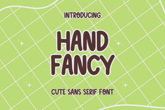 Hand Fancy Font for Local Business Branding
