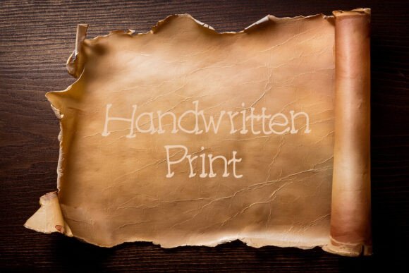 Handwritten Print: A Versatile Display Fonts Review