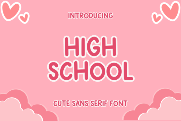 High School Font for Local Business Branding