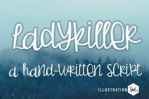 Ladykiller: A Designer's Take on a Quirky Handwritten Embroidery Font