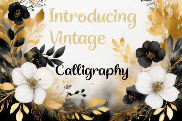 Vintage Calligraphy Review for Real Embroidery Work