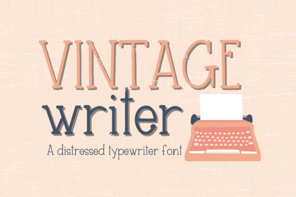 Vintage Writer Font for Script Amp Projects